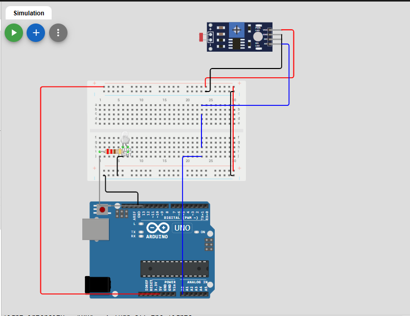 Circuit diagram of night detection system-Electronics-project-Embedded system