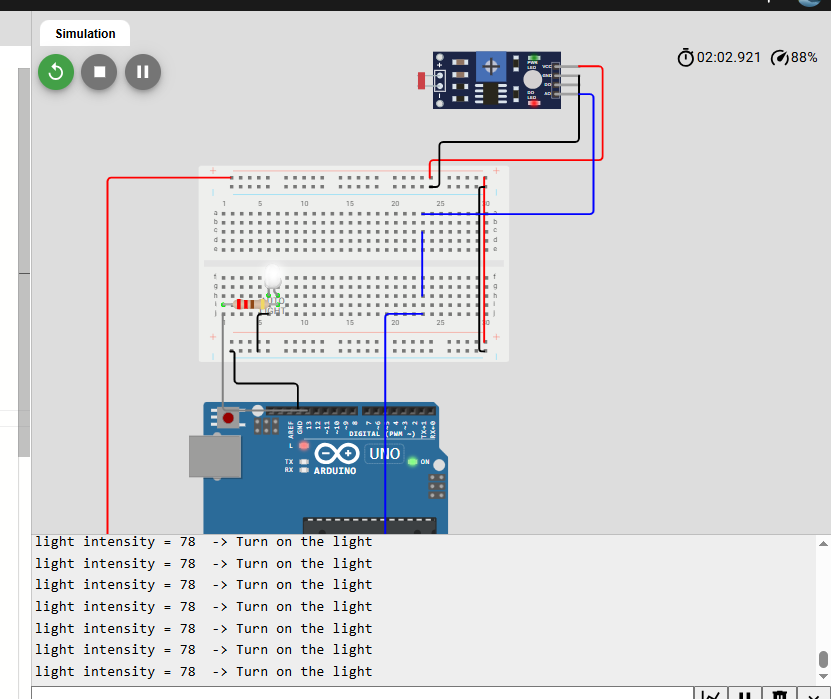 Gas Leakage system Detect gas
