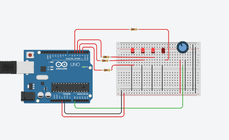 Smart Battery Level Indicator Using Arduino Uno