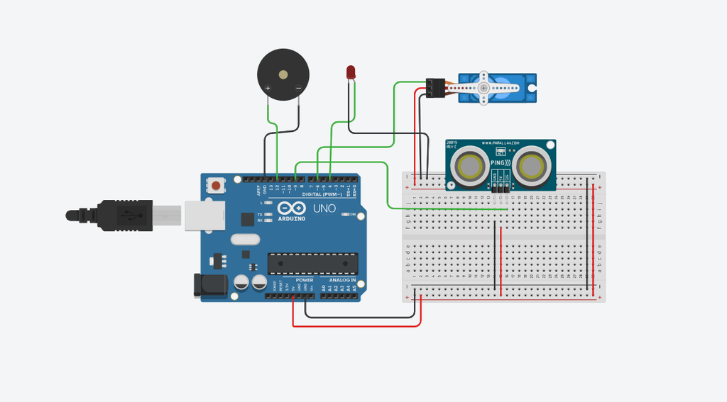 Radar system, Arduino Based Electrical Engineering Projects, University Projects from beginning to advanced